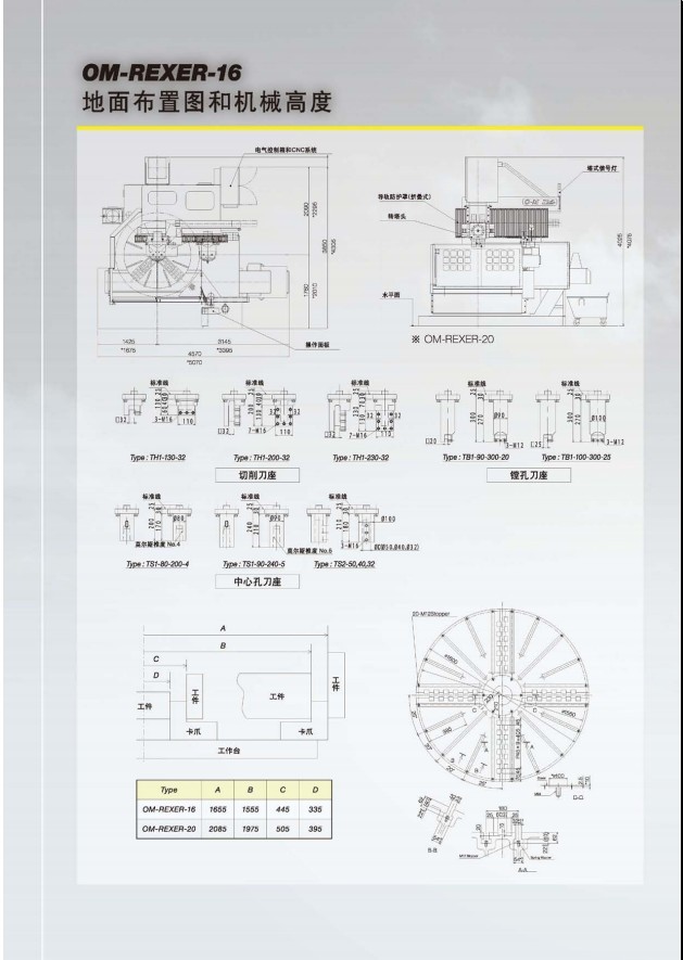 日本OM立式数控车床