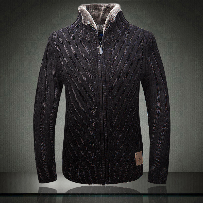 秋冬新休闲<em>针织开衫男款</em>毛衣外套潮青年男装毛