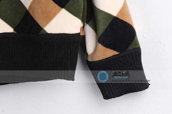 2013冬装新款 <em>男童</em>女童<em>双面绒毛衣</em> 大童<em>加绒</em>加