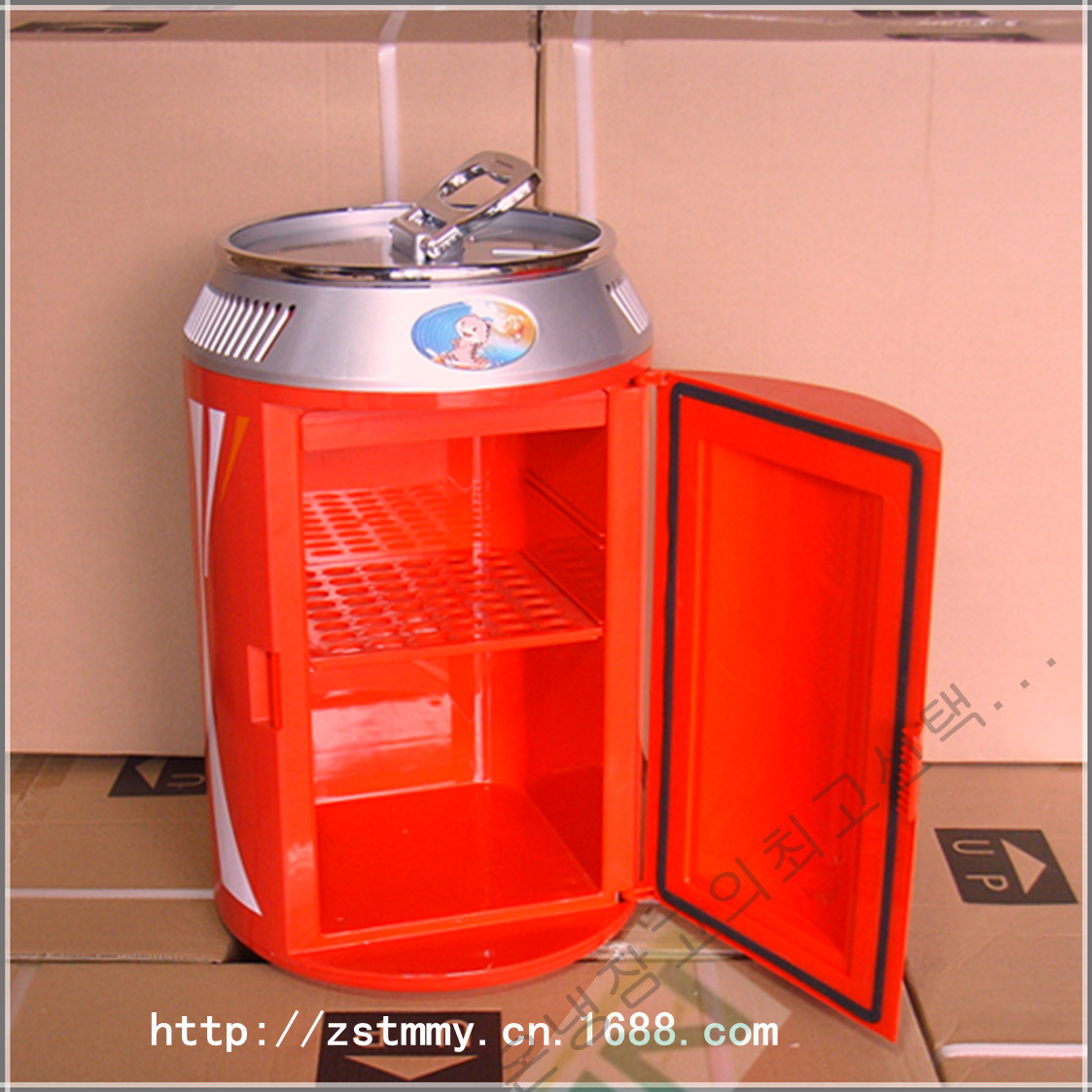 【厂家供应】11L迷你可乐型车载冰箱 电子冷热