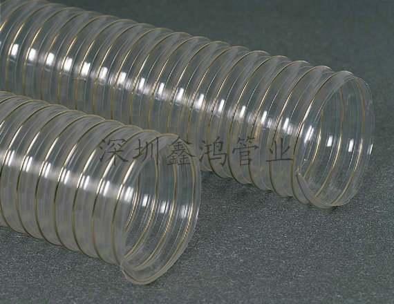 钢丝吸尘软管,pu钢丝伸缩耐磨软管,钢丝塑料管