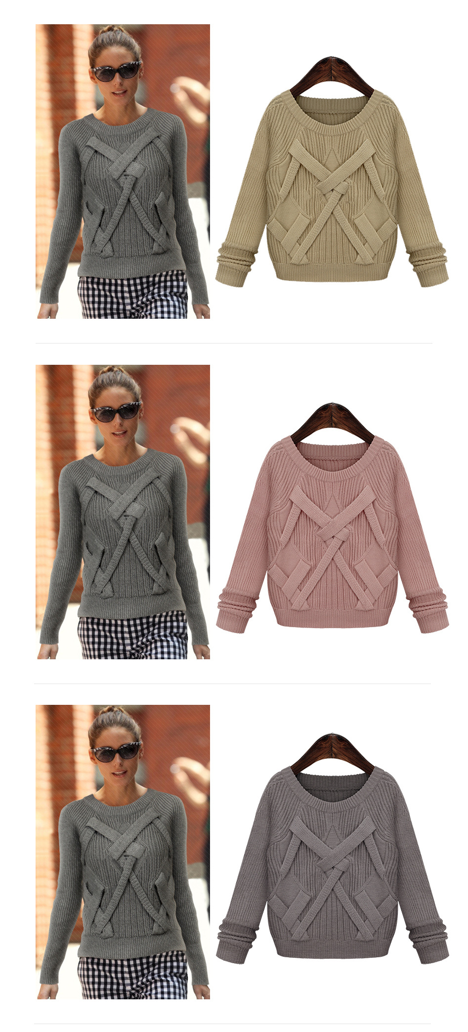 Sweaters Personality Long-sleeve high : 21,71€