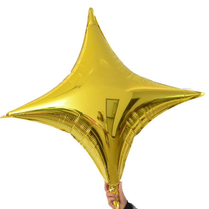 批发采购气球-光膜气球 超大四角星 铝摸四角星