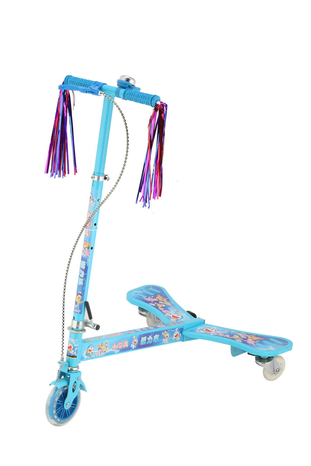折叠滑板车 全铁加厚摇摆车 儿童扭扭车 三轮滑