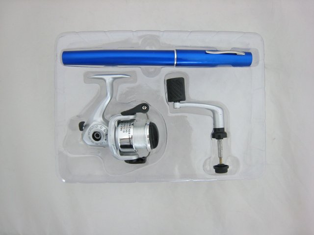 pen fishing rod and open reel