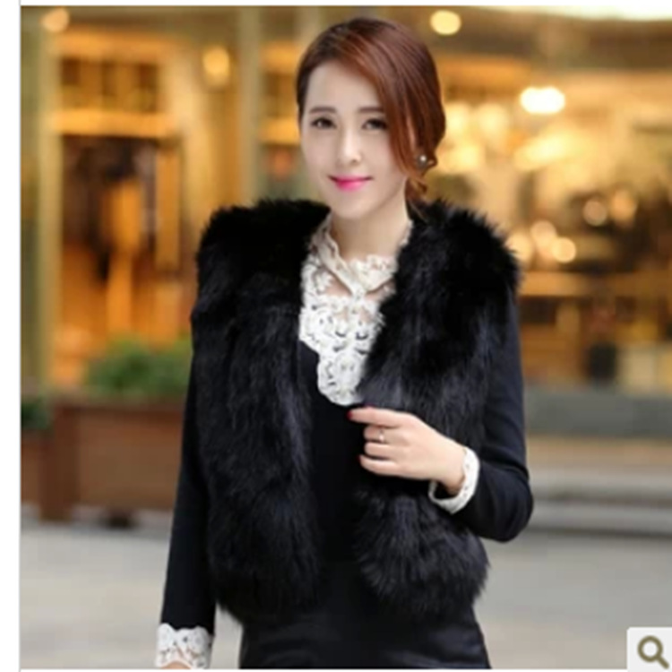 2013秋冬<em>新款</em>皮草外套装<em>狐狸毛</em>短款毛毛背马