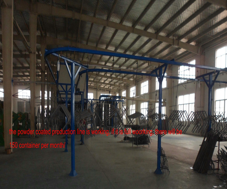 powder coated line