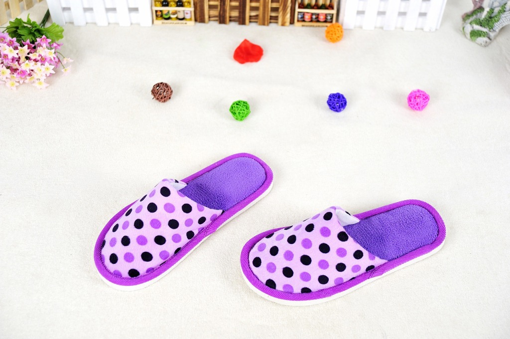 2013圆点帮面家居拖鞋 棉拖鞋厂家直销批发慈溪拖鞋夏季拖鞋慈溪15