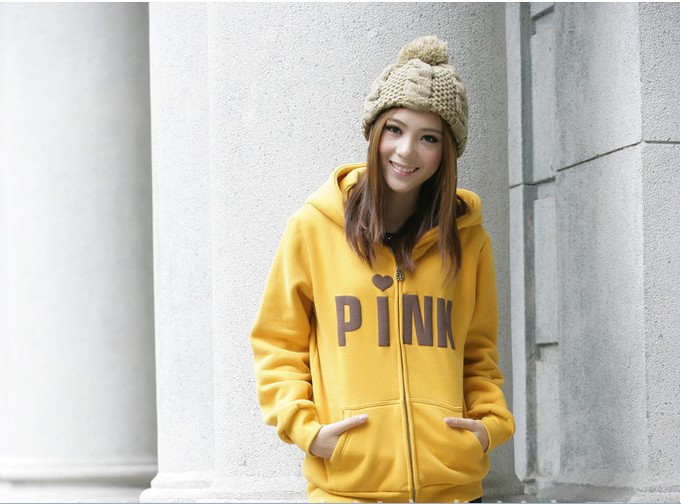 2013秋季冬季新款连帽女式<em>拉链卫衣批发</em> 新开