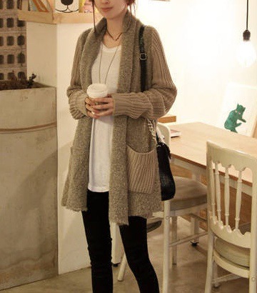 妇装 新款流行大<em>披肩</em>针织 孕妇装<em>开衫披肩</em>毛衣