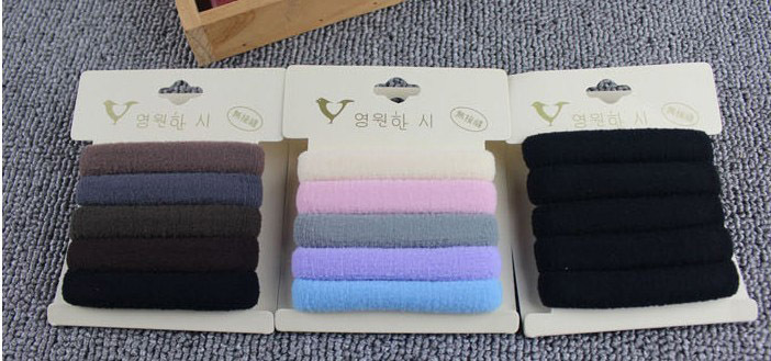 发皮筋韩国精品发饰韩版超高弹性无缝<em>接头发</em>绳