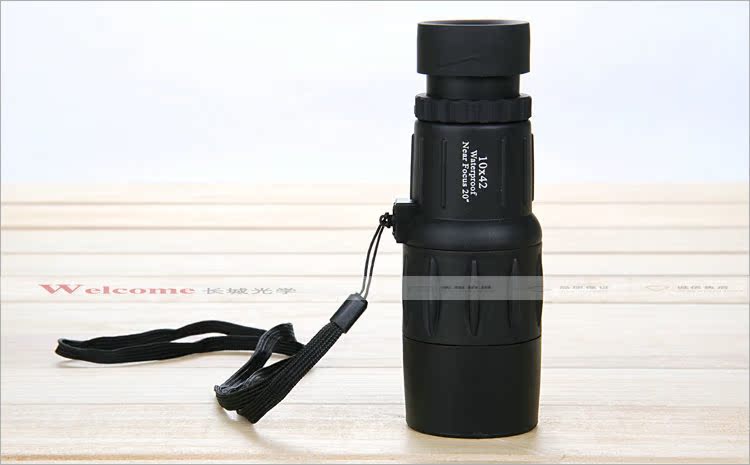 正品博士乐 10X42 充氮防水单筒望远镜 袖珍 高