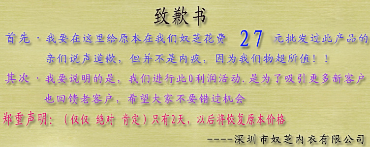 致歉書