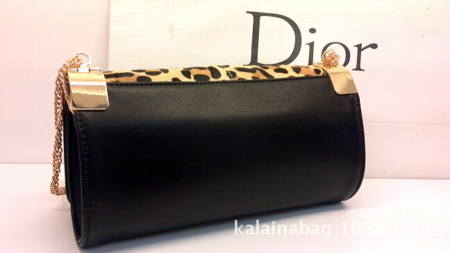 馬毛單肩包 時尚個性金屬片翻蓋鏈條女包