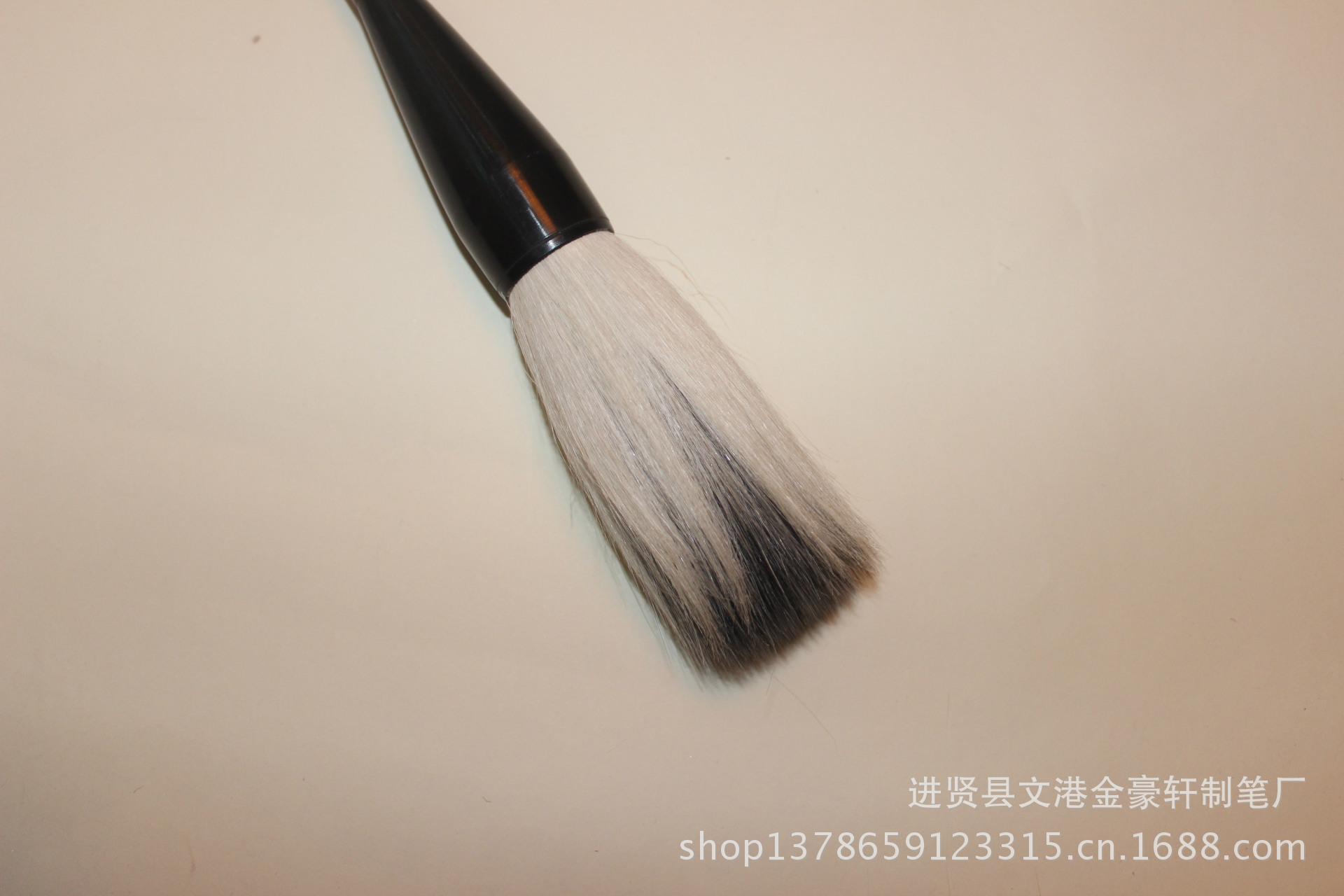 【厂家直销 红木杆抓笔 提斗毛笔书写对联扁额