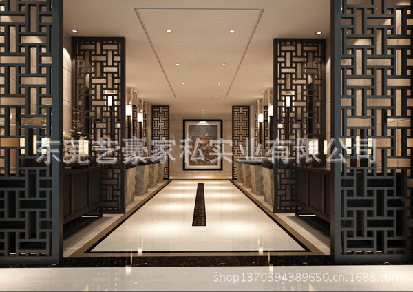 【东莞定做,雕花屏风,酒店家具,酒店客房门,工程