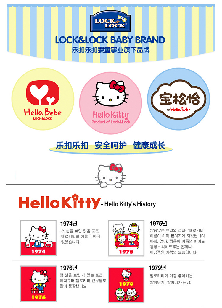 广东广州授权乐扣乐扣 hello kitty 浪漫信笺迷你马克杯hkt354p-och