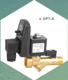 电磁阀-电子排水阀 OPT-A 4分接口 AC220V 带