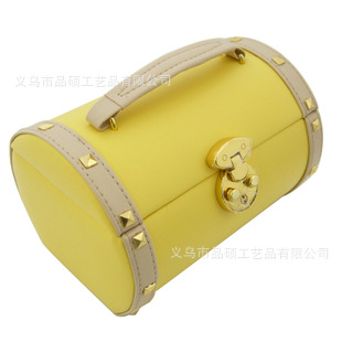 礼品包装-品硕 新品首饰盒 带化妆镜戒盘收纳盒