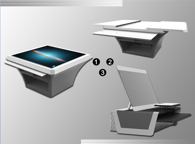 膜70寸 厨窗互动纳米触摸膜 全息纳米触摸膜 图