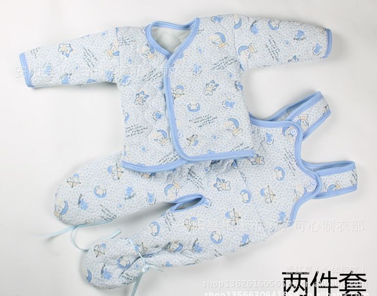 【安阳柏庄服装厂 新生儿棉袄两件套宝宝保暖