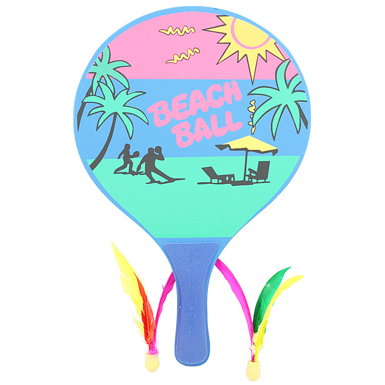 雷加尔 板羽拍批发 大板羽球拍 沙滩球拍 三毛球拍 创意乒乓球拍