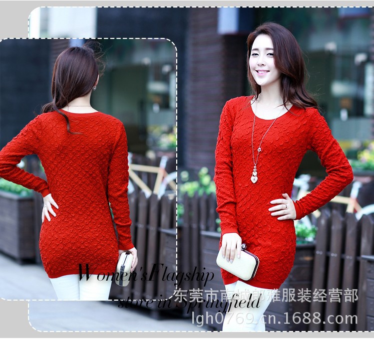 2013秋冬女士毛衫 <em>加厚女毛衣</em> 地摊夜市女式毛
