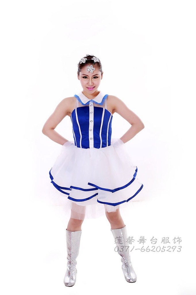 【<em>女生现代舞蹈</em>演出服装 当代舞蹈表演服装】