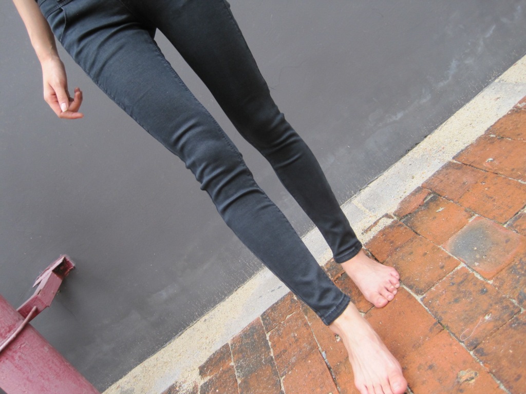 【2013冬女士牛仔裤长新款韩版简单弹力显瘦