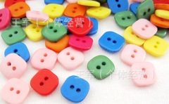 衬衫西装布艺树脂糖果色钮扣