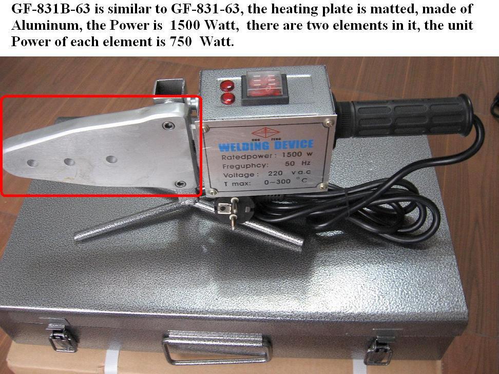 中国热熔器十大品牌gf 固丰塑料管热熔器1500,焊接机 20-63mm