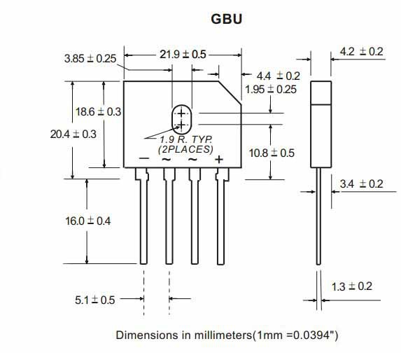gbu808整流桥参数,kbp206整流桥参数 800v 8a 整流桥堆 gbu808
