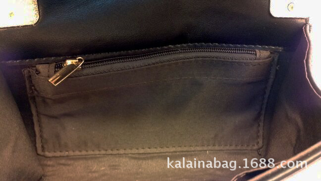 馬毛單肩包 時尚個性金屬片翻蓋鏈條女包