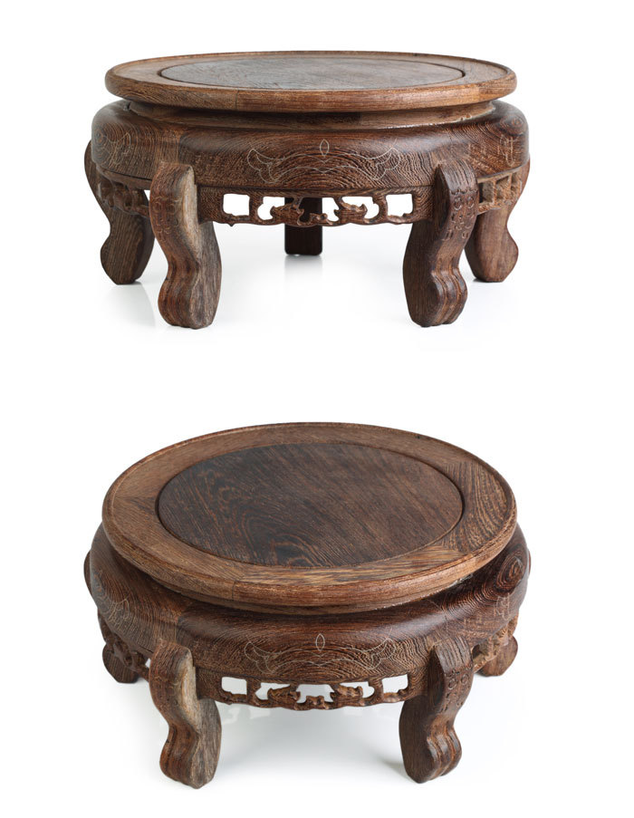 家居工艺品摆件底座实木雕刻