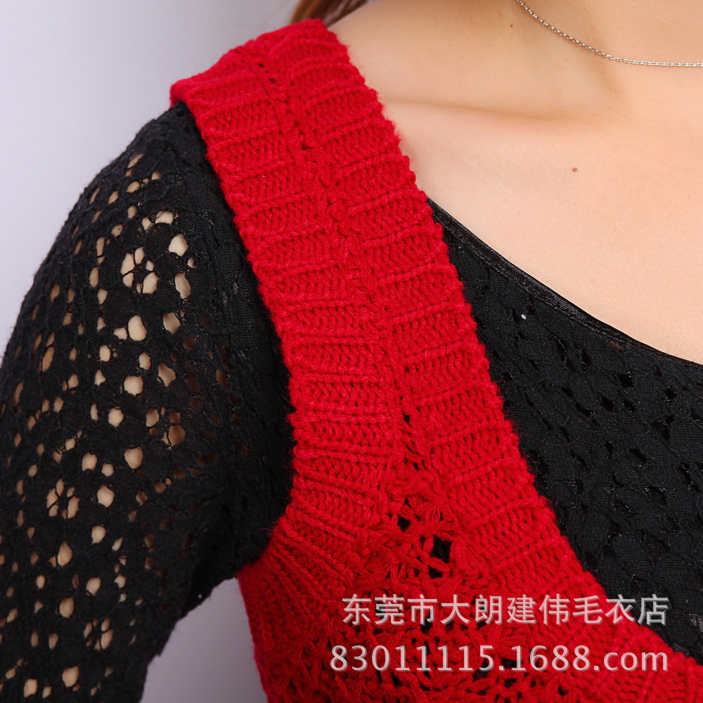 批发采购女式针织衫-女式粗线毛衣背心批发 秋