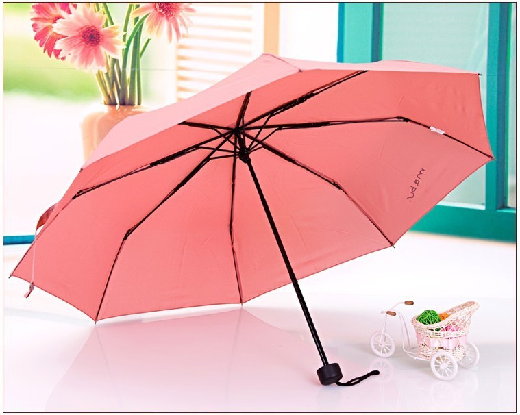 【热销19寸精美雨伞,三折久和版伞,三折伞 遮阳