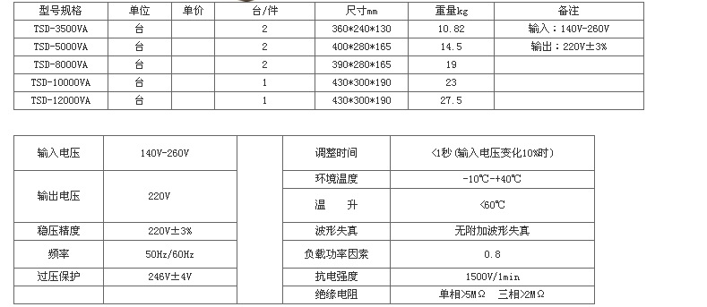 TSD系列