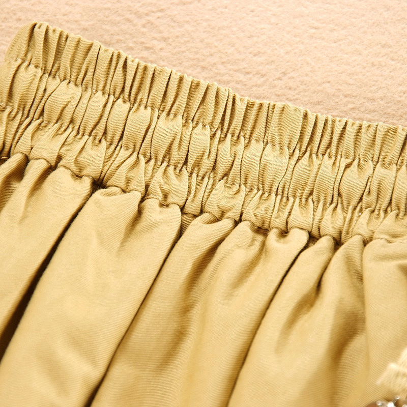 批发女式短裙<em>小熊维尼</em>韩版<em>少女装</em>学院风松紧腰