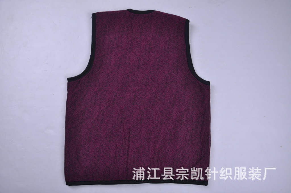 2013秋冬新款<em>妈装</em>加绒背心中老年女加绒<em>马甲</em>