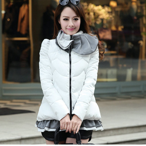 娲阁<em>杭州女装批发</em>2013冬装欧洲站款韩版领口