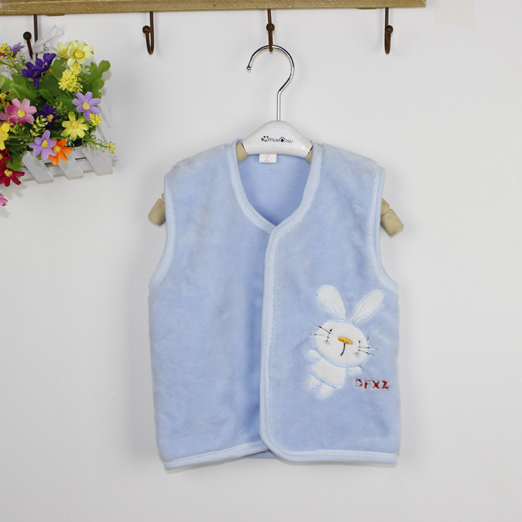 批发代理 儿童秋冬款保暖<em>加厚马甲</em> 婴幼儿<em>宝宝</em>