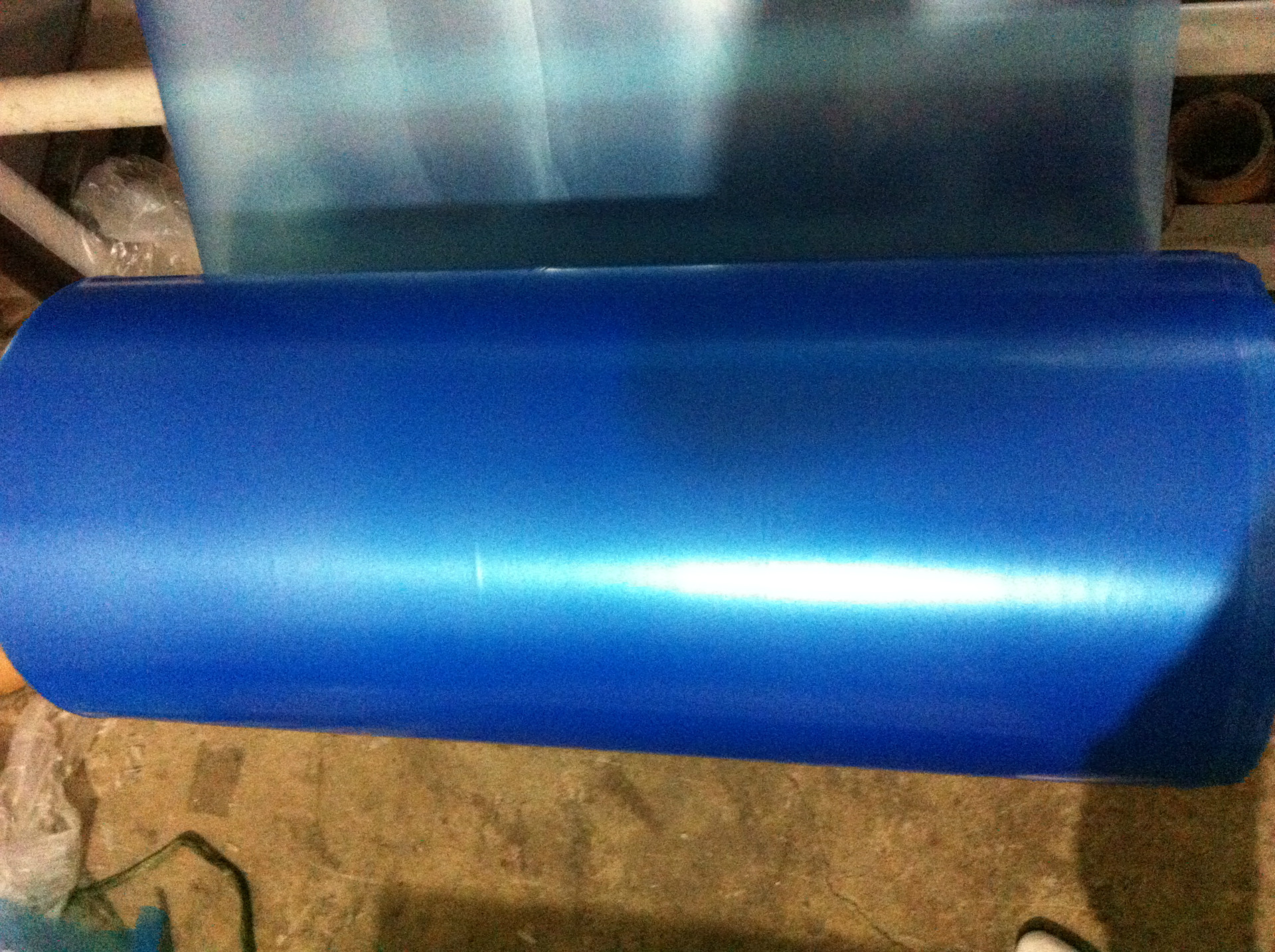 供应厂家直销 蓝色塑料薄膜PVC,PE 专业订做