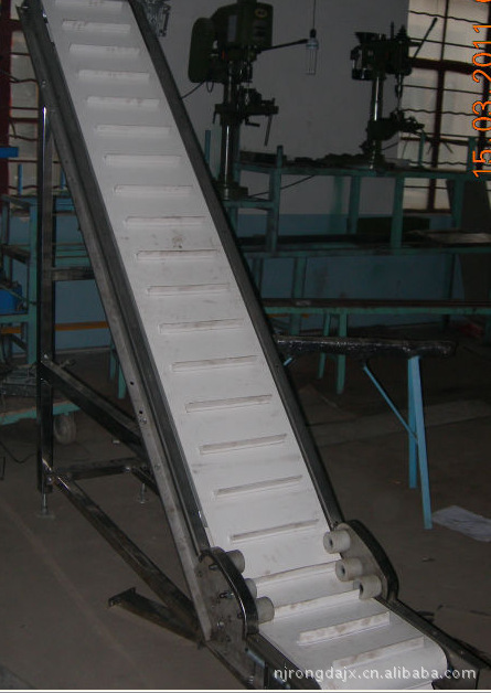 皮带输送机 带挡条的皮带机