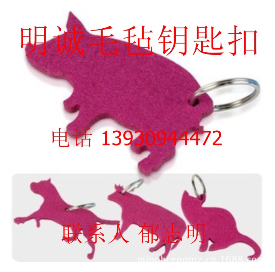 毛毡钥匙配件04