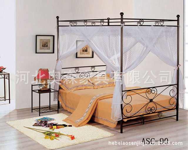 【批发供应 优质欧式铁艺床 价格实惠 ASC-90