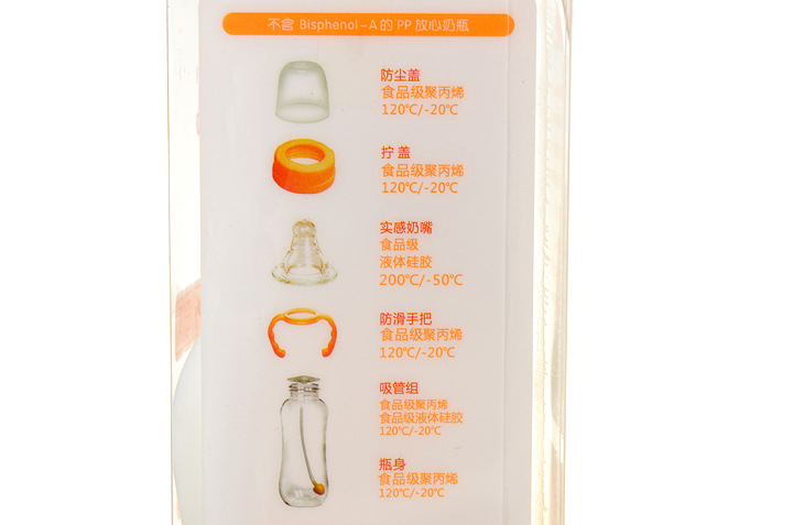 KR-1028 PP宽口径手把吸管奶瓶 300ml(4)