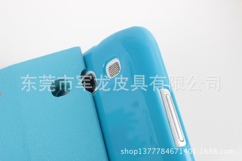 【工厂直销】I9300疯马纹支架式手机皮套