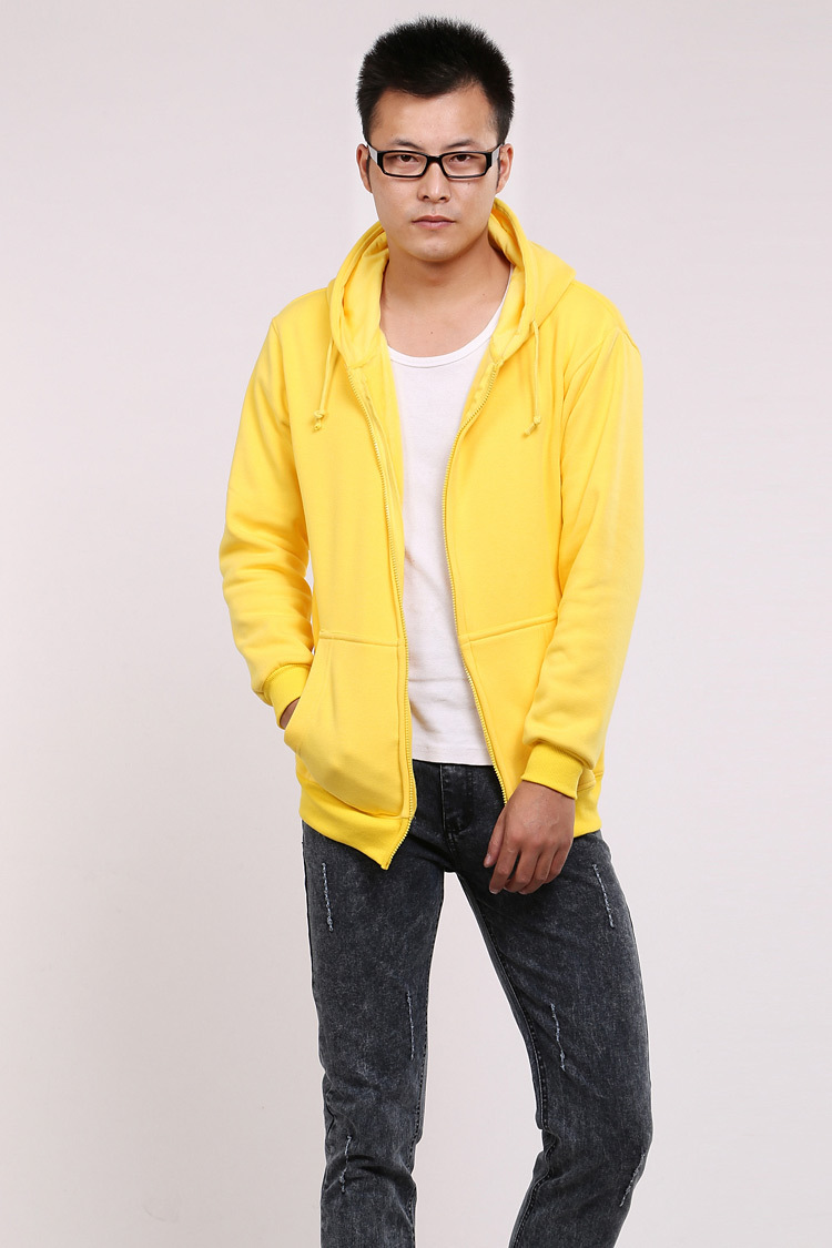 最新<em>男士</em>连帽卫衣外套休闲运动<em>加绒开衫</em>卫衣套