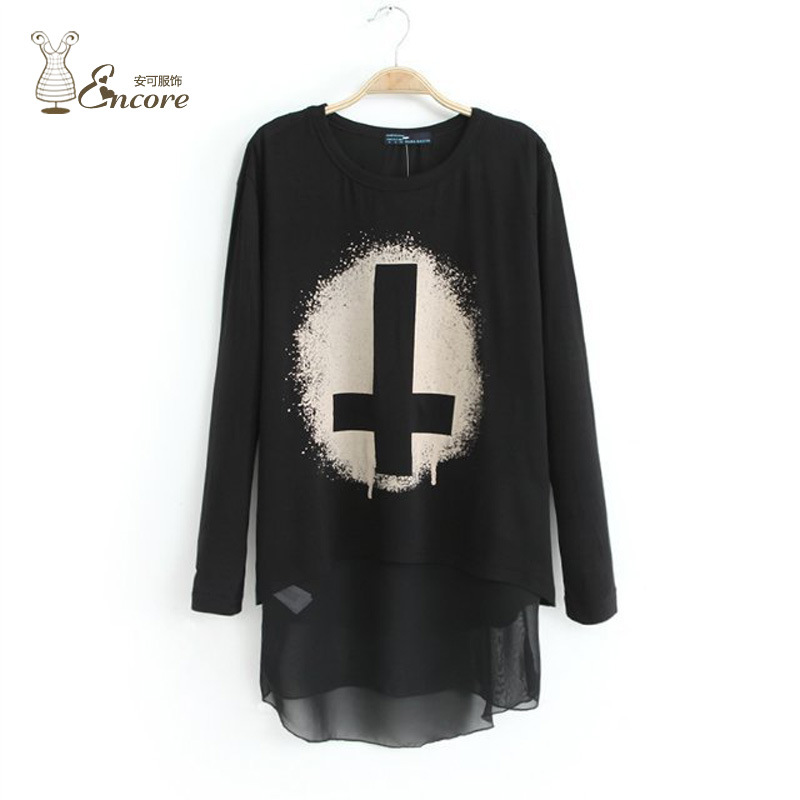 【Encore 安可】Y11-06女装批发 时尚 黑色十字