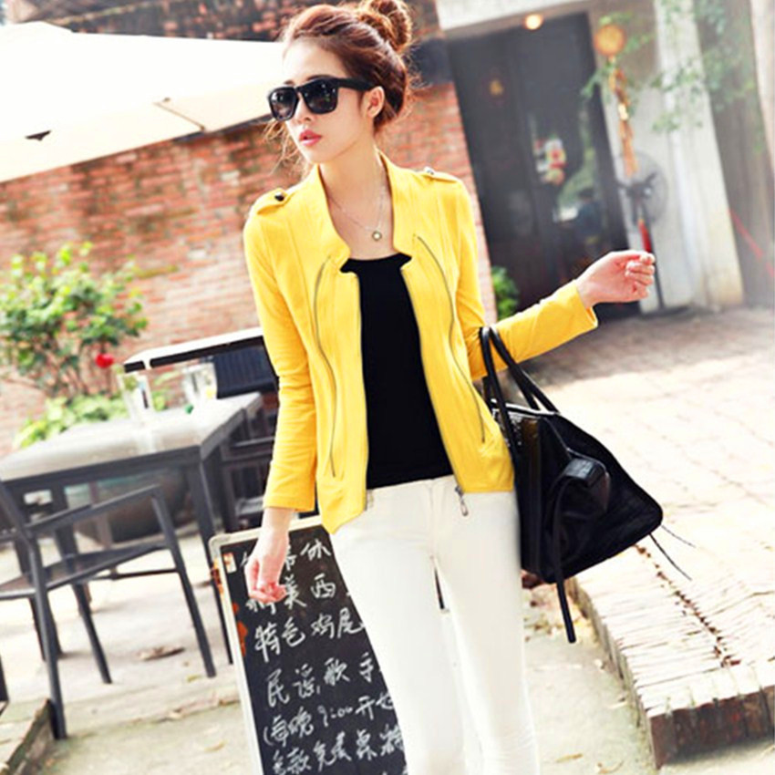 <em>2013年</em>秋装新款小<em>外套</em> <em>女装</em> <em>韩版</em>修身拉链长袖